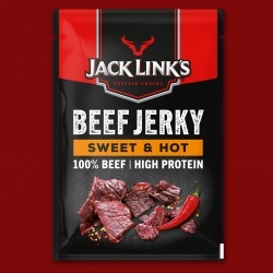Jack Link's  Beef Jerky Sweet & Hot,   60g