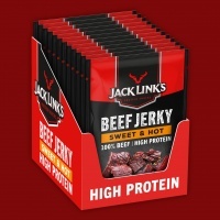 Jack Link's  Beef Jerky Sweet & Hot,   60g - 12 Packungen