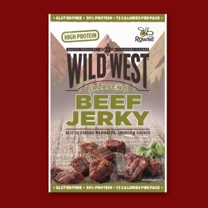 Wild West Beef Jerky - Jalapeo,  25g