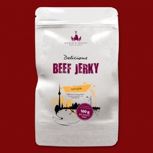 Worch & Worch Beef Jerky - Ginger, 100g