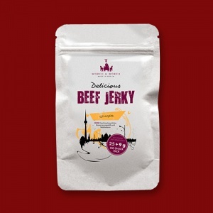 Worch & Worch Beef Jerky - Ginger, 34g