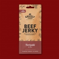 Grizzly Foods Beef Jerky -  Teriyaki, 15g