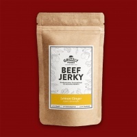 Grizzly Foods Beef Jerky - Lemon Ginger, 50g