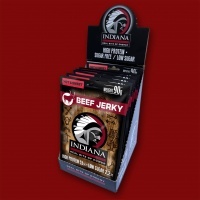 Indiana  Beef Jerky Hot & Sweet,  90g - 8 Packungen