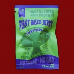 Cherky Bio Plant Based Jerky -  Teriyaki, 30g