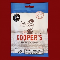Cooper's Beef Biltong -  Original,  30g