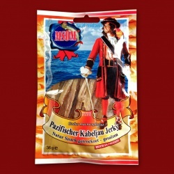 Trockenfisch - Pazifischer Kabeljau  Jerky, 36g