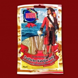 Trockenfisch - Pazifischer Kabeljau Jerky geruchert, 36g