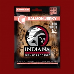 Indiana Salmon Jerky Teriyaki (Lachs), 15g