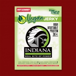 Indiana VEGAN Jerky Hot & Sweet, 25g