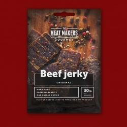 Meat Makers "Gourmet Line"  Beef Jerky - Original, 30g