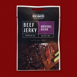 Meat Makers "Snack Pack" Beef Jerky - Original Asian, 25g