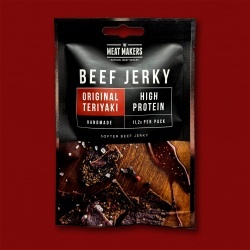 Meat Makers "Snack Pack" Beef Jerky - Original Teriyaki, 25g