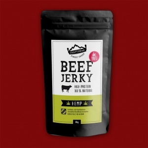 Craftsman Beef Jerky - Hemp,  50g