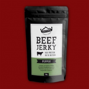 Craftsman Beef Jerky - Pepper, 250g