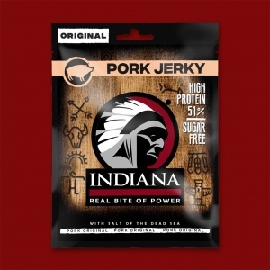 Indiana  Pork Jerky, 25g