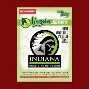 Indiana VEGAN Jerky Hot & Sweet, 25g