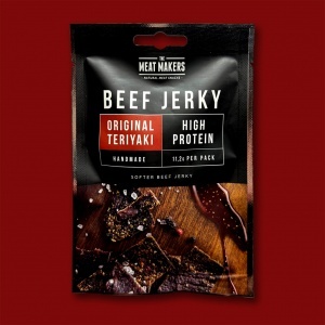 Meat Makers "Snack Pack" Beef Jerky - Original Teriyaki, 25g