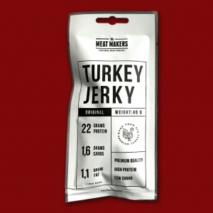 Meat Makers "Sports Line" Turkey Jerky - Original, 40g