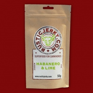 Rustic Beef Jerky Habanero & Lime, 50g