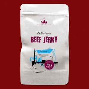 Worch & Worch Beef Jerky -  Sea-Salt, 100g