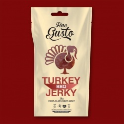 Fine Gusto Turkey Jerky - BBQ, 25g