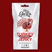 Fine Gusto Turkey Jerky -  Natural, 100g