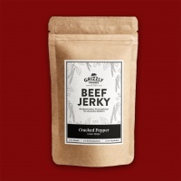 Grizzly Foods Beef Jerky - Cracked Pepper, 50g