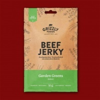 Grizzly Foods Beef Jerky - Garden Greens, 50g