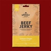 Grizzly Foods Beef Jerky - Lemon Ginger, 50g