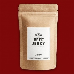 Grizzly Foods Beef Jerky -  Original, 100g