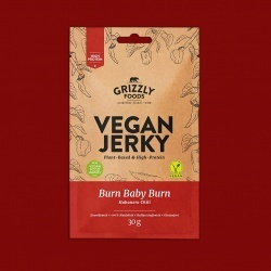 Grizzly Foods VEGAN Jerky - Burn Baby Burn, 30g