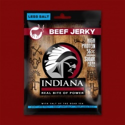 Indiana Beef Jerky  Less Salt, 25g