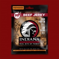 Indiana Beef Jerky Peppered, 25g