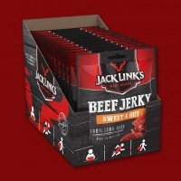 Jack Link's  Beef Jerky Sweet & Hot,  40g - 12 Packungen