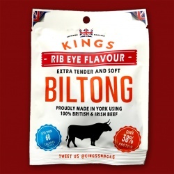 Kings Rib Eye Flavour Biltong, 25g