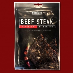 Meat Makers  Beef Steak - Peppered, 200g