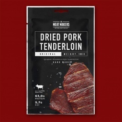 Meat Makers  Dried Pork Tenderloin, 100g