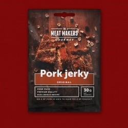 Meat Makers "Gourmet Line" Pork Jerky - Original, 30g