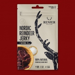 Renjer  Nordic Reindeer Jerky (Rentier), 25g